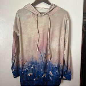 MODARANI Women’s Pullover Pullover Tshirt Soft  Hoodie with Pockets Size L